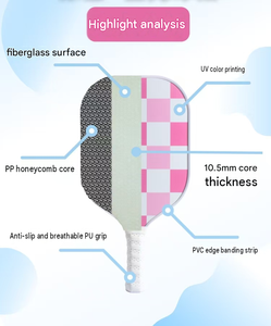 Ensemble de raquettes de pickleball en fibre de verre, durables, mini, version allongée <span class=keywords><strong>Selkirk</strong></span>, adaptées à l'entraînement en extérieur et en intérieur, vente en gros - Product Image 3