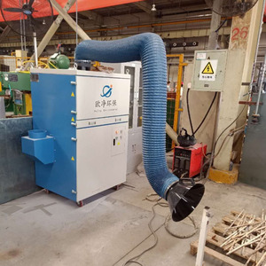 فلتر هواء ومنظف دخان فعال للحام وجمع غبار غازات المداخن بكفاءة 99.9% من الفولاذ الكربوني 2100CFM منخفض الطاقة - Product Image 1