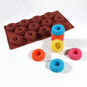 แม่พิมพ์เค้กวงกลมแบบเกลียว 12 ช่อง แม่พิมพ์อบเค้กแบบใช้แล้วทิ้ง อุปกรณ์ทำเค้ก แม่พิมพ์ตกแต่งเค้ก DIY - Product Image 4