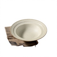 Bol et assiette à pâtes en céramique rustique style japonais pour la table à manger à la maison