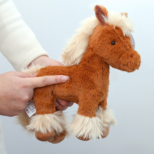 En gros, Peluche Poney Châtain Mignon, Jouet en Peluche, Cadeau - Product Image 3