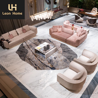 Ensemble de canapés modulaires personnalisés pour salon d'hôtel, meubles de salon, canapé en tissu, meubles de salon modernes, canapé sectionnel