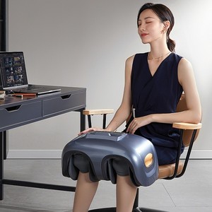 Knee Massager One Size Wireless <b>Remote</b> Control Heating <b>Vibration</b> Airbag Clamping USB Rechargeable Intelligent Temperature - Product Image 1