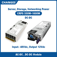 Alimentation redondante pour serveur CRPS 550W800W1300W1600W2000W2200W2400W2600W2700W3000W3200W 50.5mm68mmAC-DC DC-DC12V 12V48V54V53.5V