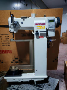 จักรเย็บผ้าอุตสาหกรรม RONMACK RM-6360 แบบหมุนได้ 360 องศา สำหรับเย็บกระเป๋าหนังและผ้าใบ แบบใช้มือหมุน - Product Image 5