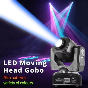 Mini Foco LED DMX Gobo de 30w/60w/90w, IP33, Activado por Sonido, para Club, DJ, Discoteca, Fiesta, Escenario, Cabeza Móvil - Product Image 1