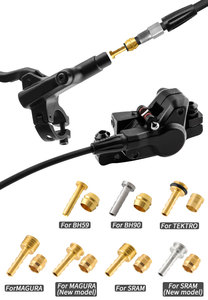 19101 MUQZI route vtt vélo huile aiguille connecteur pour SRAM MAGURA TEKTRO vélo hydraulique tête d'olive tuyau vis connexion <span class=keywords><strong>Insert</strong></span> - Product Image 2