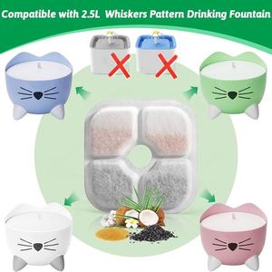 Remplacement du filtre de <span class=keywords><strong>fontaine</strong></span> pour <span class=keywords><strong>chat</strong></span> Remplacement du filtre de <span class=keywords><strong>fontaine</strong></span> pour animaux de compagnie au charbon actif 3 filtres de <span class=keywords><strong>fontaine</strong></span> pour <span class=keywords><strong>chat</strong></span> - Product Image 6