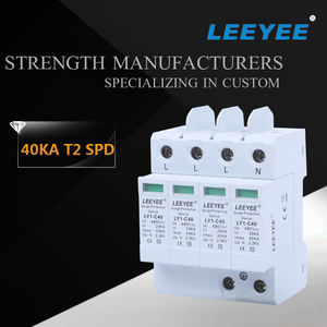Spd fabricante 460VAC 3 Fase 40ka trueno de los dispositivos de protección Ac, supresor de picos de tensión - Product Image 2