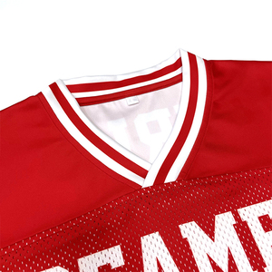 Top venta nueva llegada lujo Boxy Fit gota hombro gráfico Vintage sublimación malla poliéster American Fan Jersey - Product Image 3