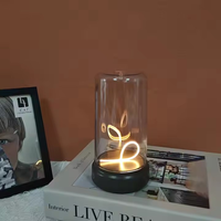 Nouvelle lampe minimaliste pour la maison, portable, rechargeable par USB, créative, lampe de chevet, lumière nocturne magnétique, blanc chaud, intensité réglable, commande tactile