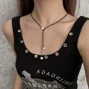 New Modular Customizable Layered <b>Cross</b> <b>Choker</b> Underground Style Accessory Necklace for Alternative Teens Women Street Style Gift - Product Image 3