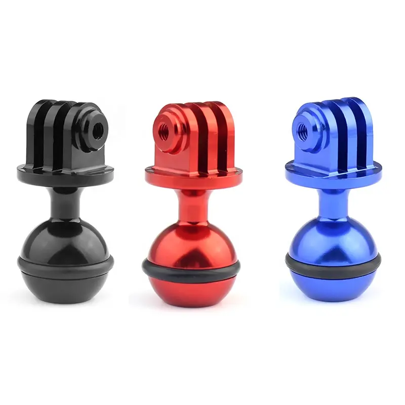 Takenoken natation plongée trépied support de poignée CNC en aluminium rotule adaptateur support pour Gopro Hero Mini caméra d'action