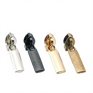 # 3 curseurs de fermeture éclair métalliques colorés en alliage de zinc sans nickel, à verrouillage automatique, accessoires de vêtement, tirettes de fermeture éclair pour vestes, réparation de sacs - Product Image 4