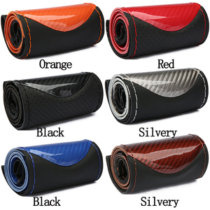 Housse de <span class=keywords><strong>volant</strong></span> de <span class=keywords><strong>voiture</strong></span> sport à blocs de couleur, adaptée à toutes les saisons, avec housse de <span class=keywords><strong>volant</strong></span> cousue à la main. - Product Image 6