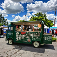Food Truck Mobile Personnalisé avec Cuisine Entièrement Équipée, Remorque de Restauration Commerciale, Bar Van Vintage, Caravane Fast Food à Vendre