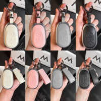 Housse de clé de voiture en cuir de haute qualité DM pour Geely Xingyuan Star Wish EX2 Galaxy Explorer Edition, protection intégrale
