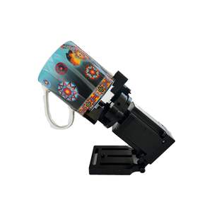 Eje giratorio Mini D70, con cuerpo y mandril de aluminio 6061, acciona directamente un motor paso a paso híbrido 60, utilizado para grabado de tubos. - Product Image 4