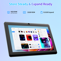 Tablette Android 7 pouces la moins chère, tablette éducative pour enfants, tablette pour enfants 2G+32G, batterie 3500mAh