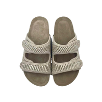 Pantoufles à enfiler classiques unisexes à prix abordables Sandales de marque pour femmes Chaussures décontractées antidérapantes en tissu Eva