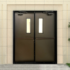 Cho cửa kính thép chống cháy ul 60/90/120 PHÚT Chất lượng cao hiện đại để sử dụng nội thất trong trường học và các tòa nhà thương mại - Product Image 2