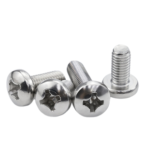 M2 M3 M4 M5 M6 M8 M10 RVS Kruisverzonken Pan Button Head Phillips Schroeven Metrisch A2-70 - Product Image 3