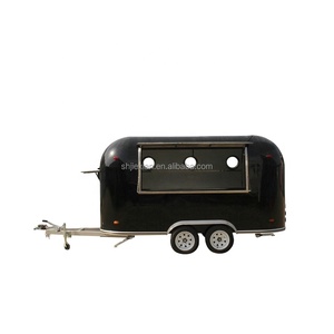 High End Stainless Steel Food Trailer Luxury Bread Cart Sweet Snack Pastry Candy Food Truck For Night Market Snacks - Product Image 2