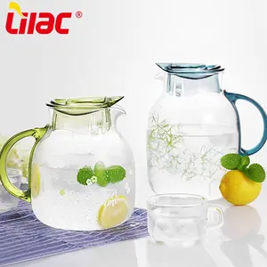 Wholesale Borosilicate Clear Glass Handmade Drinking Jug Drink Set Water  Heat Resistant Glass Pitcher Water Juice Carafe with 304 Lid - China  Glassware and Glass Jug Set price