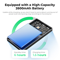 Monitor Esterno per Fotocamera K&F Concept M5, Schermo Wireless da 5 Pollici 4K/1080p con Attacco Magnetico per Selfie, Compatibile con iPhone e Android