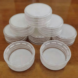 Tapas de Botellas de Plástico Transparente para Botellas de Agua Deportivas, Tapas de Rosca Antiderrames - Product Image 1