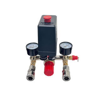 Interruptor de control de presión para compresor de aire ZY con manómetros y regulador para uso industrial - Product Image 1