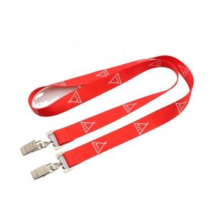 Logo personnalisé Sublimation Rush Lanyard Avec Double Bulldog Clip - Product Image 6