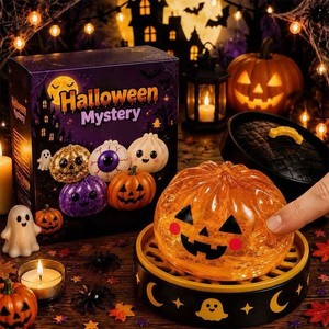 Wholesale Halloween Mystery Blind Box Squishies Transparent Squeeze Toys Halloween Themed <b>Fidget</b> Stress Toy Display Box <b>Pack</b> - Product Image 2