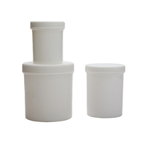 Bouteille de matière plastique pharmaceutique 1 OZ pot de pommade recycler la bouteille de réservoir de cosmétiques