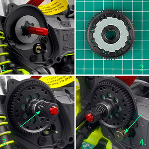 Engranaje Principal de Metal M0.8 61T 32P de 50g para Piezas de Mejora de Camioneta Monstruo con Motor de Escobillas 1/10 RC GORGON 4X2 <span class=keywords><strong>MEGA</strong></span> 550 - Product Image 4