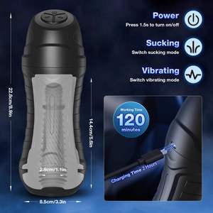 Jouets pour adultes masculins, catégorie des produits pour hommes, <span class=keywords><strong>masturbateur</strong></span> automatique à aspiration pour l'entraînement du pénis - Product Image 5