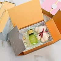 Coffret cadeau personnalisé de luxe imprimé créatif exquis en carton rigide double porte ouverte avec couvercle Boîte d'emballage en papier avec plateau intérieur en EVA