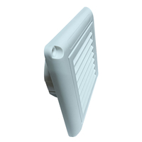 Blanc usage domestique MEILLEUR 6 pouces Grille murale sortie carrée couvercle d'air en plastique PP capot de ventilation pour ventilation intérieure et extérieure