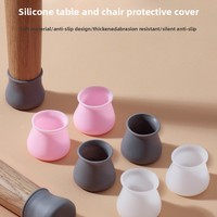 Pieds de meubles en caoutchouc et protections pour pieds de chaise en feutre, coussinets anti-rayures, antidérapants, silencieux, tailles personnalisables