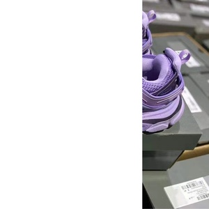 Chaussures de marche pour femmes, violettes, respirantes, à semelles épaisses, chaussures décontractées tendance, marque de luxe haut de gamme, chaussures pour hommes - Product Image 3
