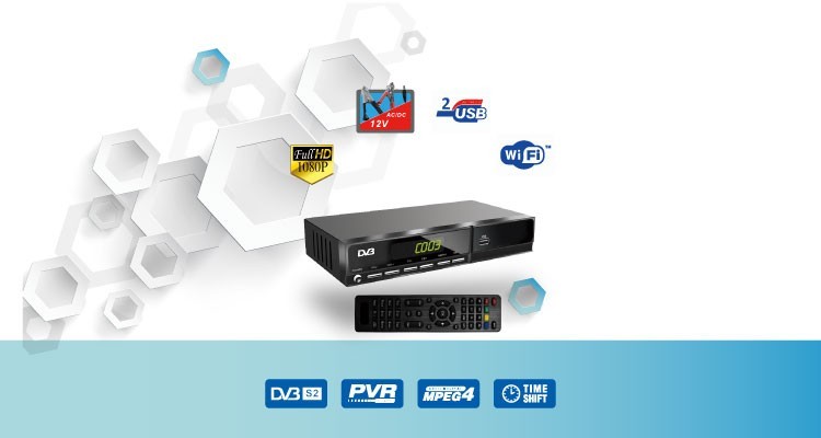 2017 JUNUO Décodeur Numérique Dvb-t2 Convertisseur de Télévision pour L'europe Afrique Du Sud