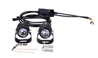 Senlo M1 M5 X1 X2 30W Mini LED Moto Phare Double Couleur Laser Projecteur Lentille 6500K 3000K Température Nouveaux Projecteurs"