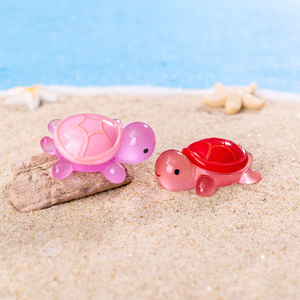 10 Couleurs de Grosses Tortues Miniatures Lumineuses, Mini Animaux en Résine, Petites Tortues pour Artisanat, Maison de Poupées, Jardin, Micro-Moissonnages et Décoration de Paysages - Product Image 4