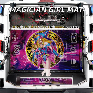Tapis de jeu Ygo Magician Girl, design personnalisé, en caoutchouc naturel, 610x355mm, impression par sublimation anti-décoloration, tapis de compétition pour Zones - Product Image 2