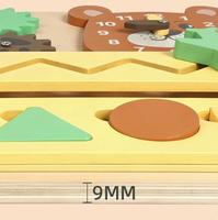 Nouveauté : Tableau d'activités Montessori DIY en bois, accessoires pour l'éducation précoce, jouet sensoriel pour bébé de 5 à 7 ans, idéal pour les voyages