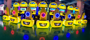 Máquina de Juego de Carreras Arcade Profesional con Monedas, Juego de Conducción de Autos, Set Completo con Asiento para Centro de Juegos de Centro Comercial - Product Image 4
