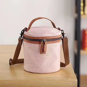 China Leverancier Canvas Handtas Vrouwen Tassen Fashion Design Tote Schoudertas Emmer Zakken Hele Koop