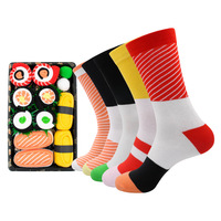 Vente en gros usine – Nouveaux chaussettes amusantes en coton/élasthanne tricotées, douces, confortables et respirantes, longueur mi-mollet, pour le quotidien et le printemps