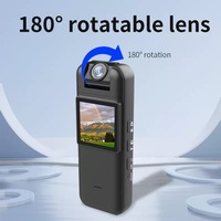 Mini caméra corporelle avec enregistrement audio et vidéo, caméras personnelles portables, enregistreur DV, caméscope version nuit pour la sécurité