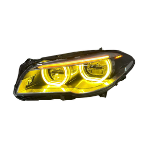 Accesorios para Automóviles SJC para Serie 5 F18, Faros Delanteros LED Mejorados, Conjunto de Luces DRL de Doble Color Amarillo y Blanco, Faros Delanteros LED para F - Product Image 2